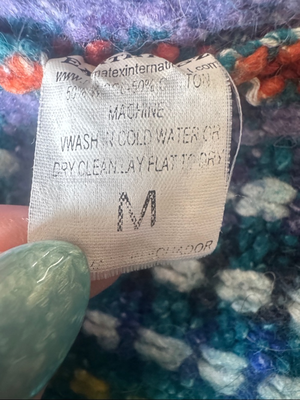 Earth Ragz women’s colorful zip up - Picture 5 of 5